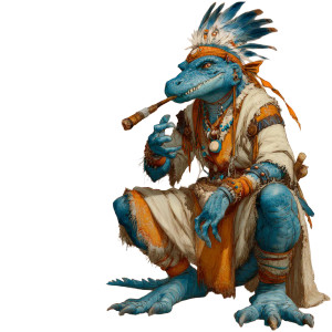 Kobold Shaman Vinyl Car Decal Sticker – Waterproof & UV-Resistant 3.4133333333333336"