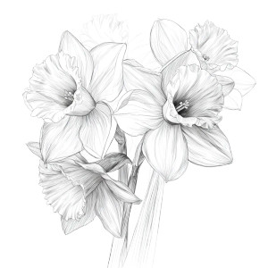 Realistic Daffodils Vinyl Car Decal Sticker – Waterproof & UV-Resistant 3.4133333333333336" Realistic Daffodils Vinyl Car Decal Sticker – Waterproof & UV-Resistant 3.4133333333333336"