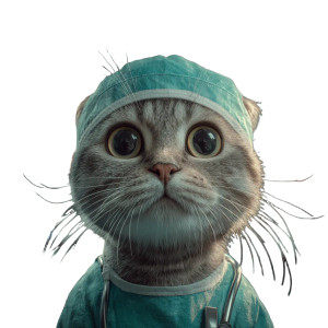 Doctor Cat V3 Vinyl Car Decal Sticker – Waterproof & UV-Resistant 3.4133333333333336" Doctor Cat V3 Vinyl Car Decal Sticker – Waterproof & UV-Resistant 3.4133333333333336"