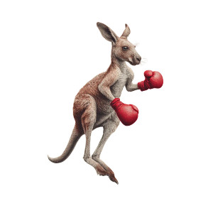 Boxing Kangaroo Vinyl Car Decal Sticker – Waterproof & UV-Resistant 3.4133333333333336" Boxing Kangaroo Vinyl Car Decal Sticker – Waterproof & UV-Resistant 3.4133333333333336"