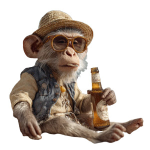 Beach Monkey Beer Vinyl Car Decal Sticker – Waterproof & UV-Resistant 3.4133333333333336" Beach Monkey Beer Vinyl Car Decal Sticker – Waterproof & UV-Resistant 3.4133333333333336"