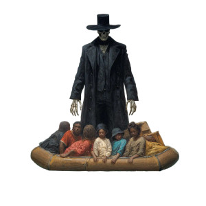 Skeletal Ferryman Vinyl Car Decal Sticker – Waterproof & UV-Resistant 3.4133333333333336" Skeletal Ferryman Vinyl Car Decal Sticker – Waterproof & UV-Resistant 3.4133333333333336"