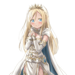 Blonde Anime Princess Vinyl Car Decal Sticker – Waterproof & UV-Resistant 6.826666666666667"