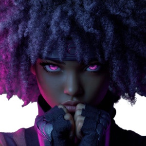 Ninja Afro Girl Vinyl Car Decal Sticker – Waterproof & UV-Resistant 3.4133333333333336" Ninja Afro Girl Vinyl Car Decal Sticker – Waterproof & UV-Resistant 3.4133333333333336"
