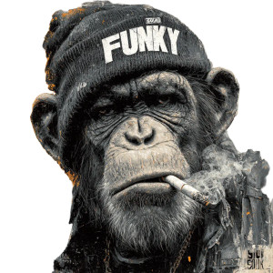 Funky Chimp Vinyl Car Decal Sticker – Waterproof & UV-Resistant 3.4133333333333336" Funky Chimp Vinyl Car Decal Sticker – Waterproof & UV-Resistant 3.4133333333333336"
