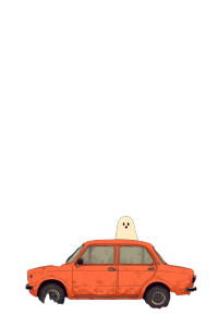 Ghost Joyride Vinyl Car Decal Sticker – Waterproof & UV-Resistant 4.4 Ghost Joyride Vinyl Car Decal Sticker – Waterproof & UV-Resistant 4.4