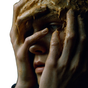 Woman Kneading Slime Vinyl Car Decal Sticker – Waterproof & UV-Resistant 6.826666666666667"