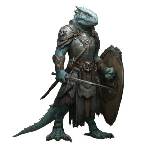 Lizardfolk Paladin V3 Vinyl Car Decal Sticker – Waterproof & UV-Resistant 6.826666666666667"