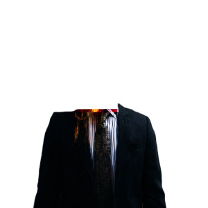 Burning Business Glitch Vinyl Car Decal Sticker – Waterproof & UV-Resistant 6.826666666666667"