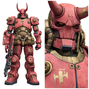 Gundam Hellboy Vinyl Car Decal Sticker – Waterproof & UV-Resistant 6.826666666666667"