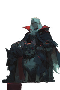 Noble Vampire Companion Vinyl Car Decal Sticker – Waterproof & UV-Resistant 8.96"