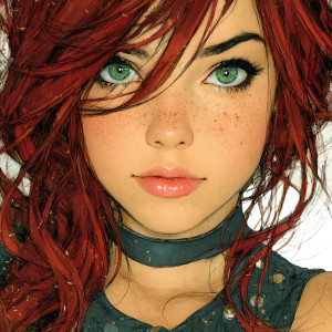 Redheaded Cartoon Woman Vinyl Car Decal Sticker – Waterproof & UV-Resistant 3.4133333333333336" Redheaded Cartoon Woman Vinyl Car Decal Sticker – Waterproof & UV-Resistant 3.4133333333333336"