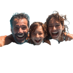 Happy Swimming Family Vinyl Car Decal Sticker – Waterproof & UV-Resistant 3.4133333333333336" Happy Swimming Family Vinyl Car Decal Sticker – Waterproof & UV-Resistant 3.4133333333333336"