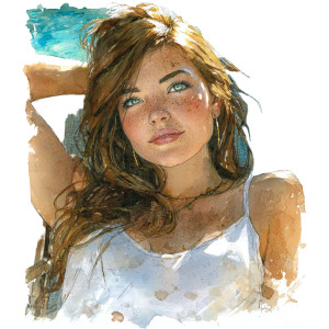 Summer Pool Relaxation V2 Vinyl Car Decal Sticker – Waterproof & UV-Resistant 6.826666666666667"