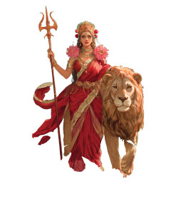 Hindu Renewal Goddess Vinyl Car Decal Sticker – Waterproof & UV-Resistant 8.0"