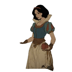 Snow White Elden Vinyl Car Decal Sticker – Waterproof & UV-Resistant 3.4133333333333336"