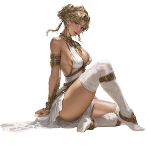 Muscular Anime Goddess Vinyl Car Decal Sticker – Waterproof & UV-Resistant 3.4133333333333336" Muscular Anime Goddess Vinyl Car Decal Sticker – Waterproof & UV-Resistant 3.4133333333333336"