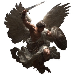 Angel Warrior V22 Vinyl Car Decal Sticker – Waterproof & UV-Resistant 3.4133333333333336"