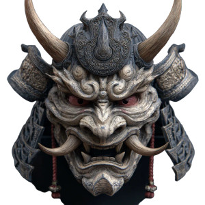 Demon Samurai Head V2 Vinyl Car Decal Sticker – Waterproof & UV-Resistant 3.4133333333333336" Demon Samurai Head V2 Vinyl Car Decal Sticker – Waterproof & UV-Resistant 3.4133333333333336"
