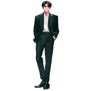 Man In Suit V30 Vinyl Car Decal Sticker – Waterproof & UV-Resistant 6.826666666666667"