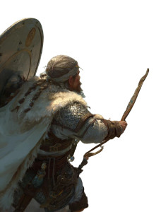 Ancient Warrior Standoff V4 Vinyl Car Decal Sticker – Waterproof & UV-Resistant 4.213333333333333"