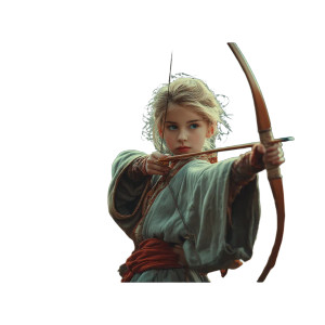 Archer Girl V3 Vinyl Car Decal Sticker – Waterproof & UV-Resistant 3.4133333333333336" Archer Girl V3 Vinyl Car Decal Sticker – Waterproof & UV-Resistant 3.4133333333333336"