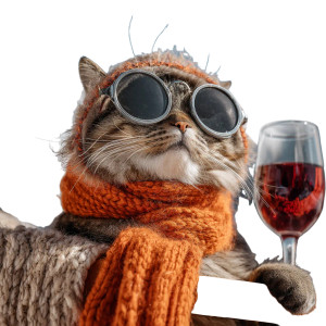 Stylish Cat V14 Vinyl Car Decal Sticker – Waterproof & UV-Resistant 3.4133333333333336"