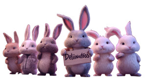 Rabbit Gang Leader Vinyl Car Decal Sticker – Waterproof & UV-Resistant 2.72"