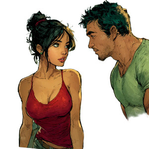 Comic Book Couple Vinyl Car Decal Sticker – Waterproof & UV-Resistant 3.4133333333333336" Comic Book Couple Vinyl Car Decal Sticker – Waterproof & UV-Resistant 3.4133333333333336"