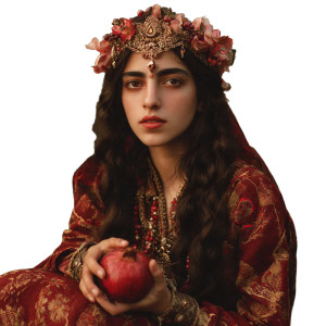 Pomegranate Goddess Vinyl Car Decal Sticker – Waterproof & UV-Resistant 6.826666666666667" Pomegranate Goddess Vinyl Car Decal Sticker – Waterproof & UV-Resistant 6.826666666666667"