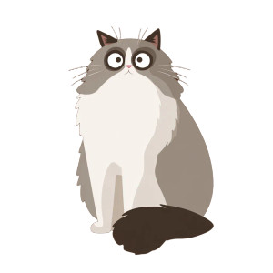 Cute Ragdoll Cat V6 Vinyl Car Decal Sticker – Waterproof & UV-Resistant 3.4133333333333336" Cute Ragdoll Cat V6 Vinyl Car Decal Sticker – Waterproof & UV-Resistant 3.4133333333333336"