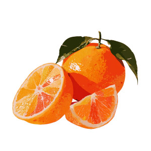 Dreamy Orange Vinyl Car Decal Sticker – Waterproof & UV-Resistant 6.826666666666667"