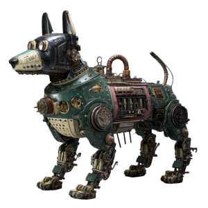 Mechanized Dog Vinyl Car Decal Sticker – Waterproof & UV-Resistant 3.4133333333333336" Mechanized Dog Vinyl Car Decal Sticker – Waterproof & UV-Resistant 3.4133333333333336"