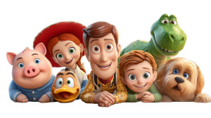 Toy Story Cast Vinyl Car Decal Sticker – Waterproof & UV-Resistant 5.4