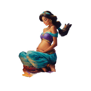 Pregnant Princess Jasmine Vinyl Car Decal Sticker – Waterproof & UV-Resistant 3.4133333333333336" Pregnant Princess Jasmine Vinyl Car Decal Sticker – Waterproof & UV-Resistant 3.4133333333333336"
