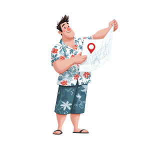 Hawaiian Map Man Vinyl Car Decal Sticker – Waterproof & UV-Resistant 3.4133333333333336" Hawaiian Map Man Vinyl Car Decal Sticker – Waterproof & UV-Resistant 3.4133333333333336"