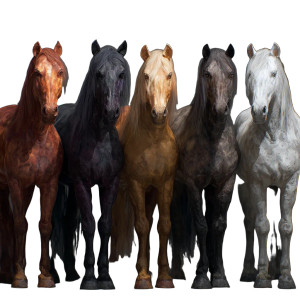 Colorful Horses Vinyl Car Decal Sticker – Waterproof & UV-Resistant 3.4133333333333336" Colorful Horses Vinyl Car Decal Sticker – Waterproof & UV-Resistant 3.4133333333333336"