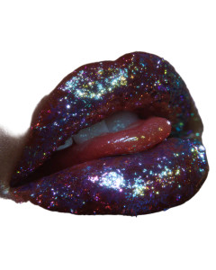 Rainbow Glitter Lips Vinyl Car Decal Sticker – Waterproof & UV-Resistant 4.0"