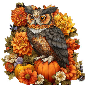 Cute Owl V8 Vinyl Car Decal Sticker – Waterproof & UV-Resistant 3.4133333333333336"