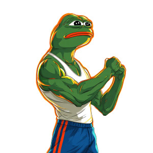Strong Pepe Vinyl Car Decal Sticker – Waterproof & UV-Resistant 3.4133333333333336" Strong Pepe Vinyl Car Decal Sticker – Waterproof & UV-Resistant 3.4133333333333336"