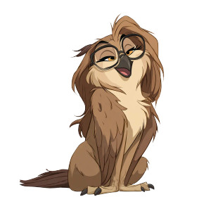 Chibi Owl Mother Vinyl Car Decal Sticker – Waterproof & UV-Resistant 3.4133333333333336"