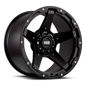Enhance Your Ride with Matte Black 18x9 Wheel Grid GD04 | 1991-2023 Fit | Dodge Durango Dakota Suzuki Nissan Models