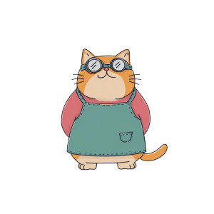 Fat Cat Chef Vinyl Car Decal Sticker – Waterproof & UV-Resistant 3.4133333333333336" Fat Cat Chef Vinyl Car Decal Sticker – Waterproof & UV-Resistant 3.4133333333333336"