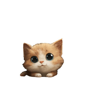 Cute Birthday Kitten V2 Vinyl Car Decal Sticker – Waterproof & UV-Resistant 3.4133333333333336"