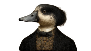 Poe Duck Vinyl Car Decal Sticker – Waterproof & UV-Resistant 2.72"