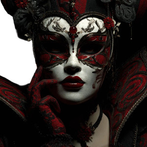 Venetian Masked Woman Vinyl Car Decal Sticker – Waterproof & UV-Resistant 3.4133333333333336" Venetian Masked Woman Vinyl Car Decal Sticker – Waterproof & UV-Resistant 3.4133333333333336"
