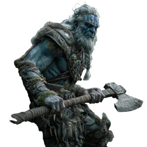 Firbolg Barbarian Vinyl Car Decal Sticker – Waterproof & UV-Resistant 3.4133333333333336"