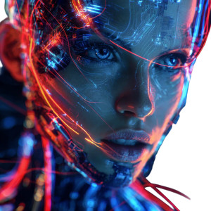 Cybernetic Femme V3 Vinyl Car Decal Sticker – Waterproof & UV-Resistant 6.826666666666667"