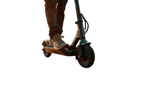 Urban Scooter Ride Vinyl Car Decal Sticker – Waterproof & UV-Resistant 5.97333333333333