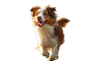 Joyful Australian Shepherd Vinyl Car Decal Sticker – Waterproof & UV-Resistant 2.986666666666667"